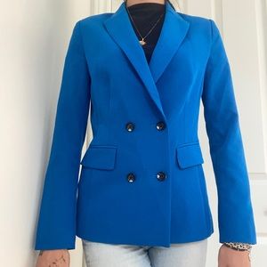 BLUE FITTED BLAZER